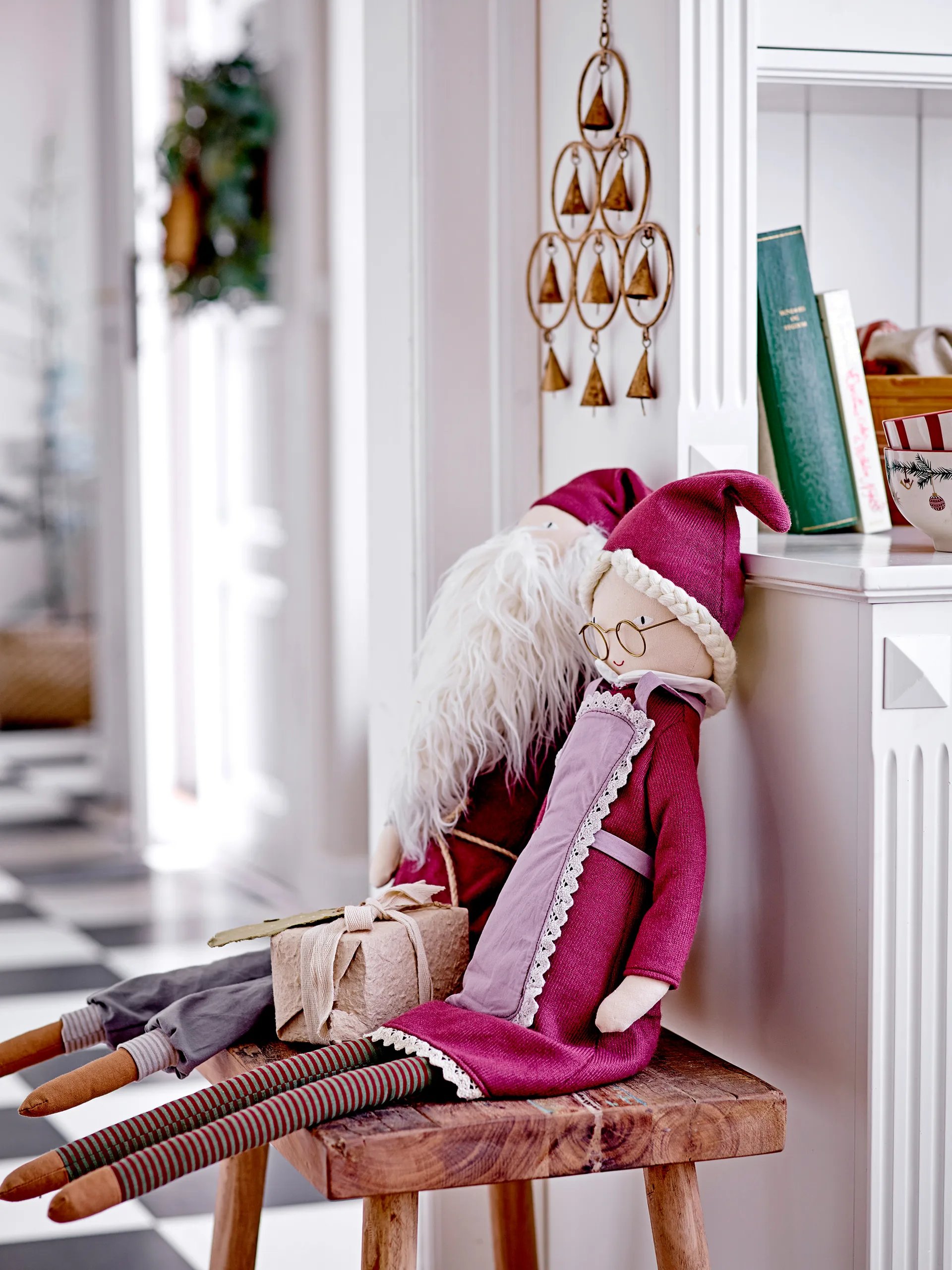 Bol Yule Lot de 2, Green Bloomingville