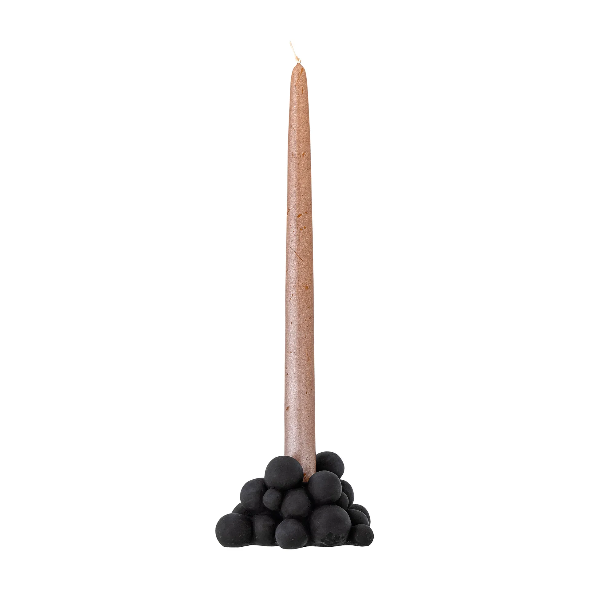 Bougeoir Betial 12x9x6 cm, Ciment noir Bloomingville