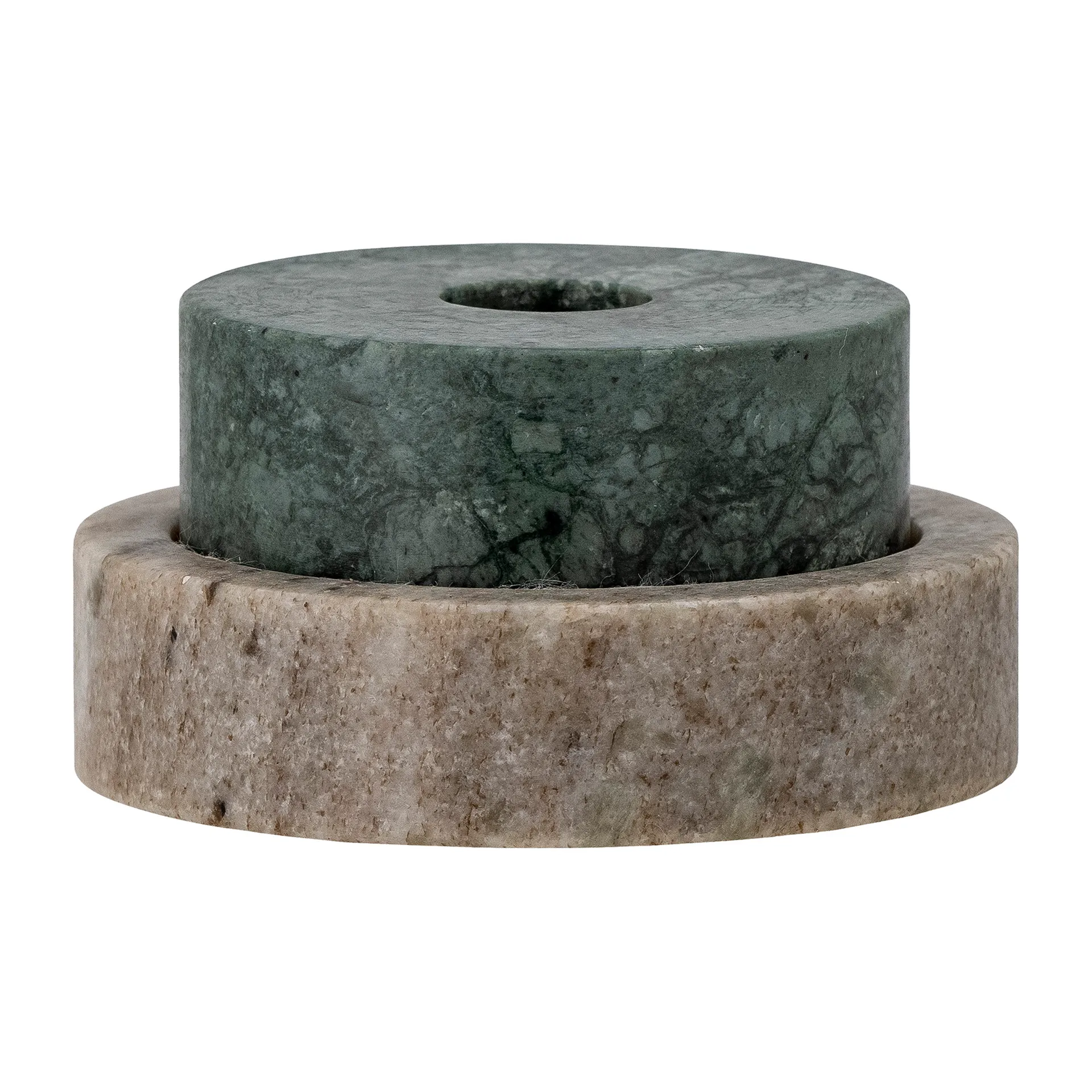 Bougeoir Dalin Ø10 cm, Marbre vert Bloomingville
