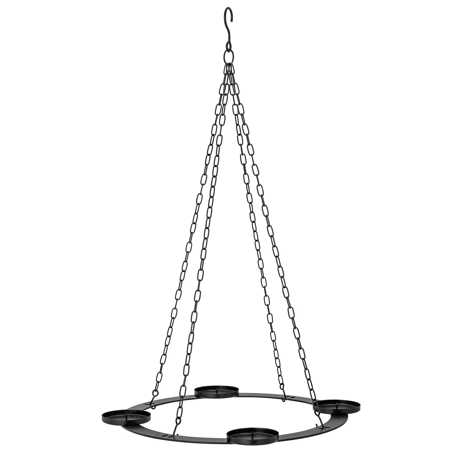 Bougeoir de l'avent Jutta chandelier Ø40 cm, Noir Bloomingville