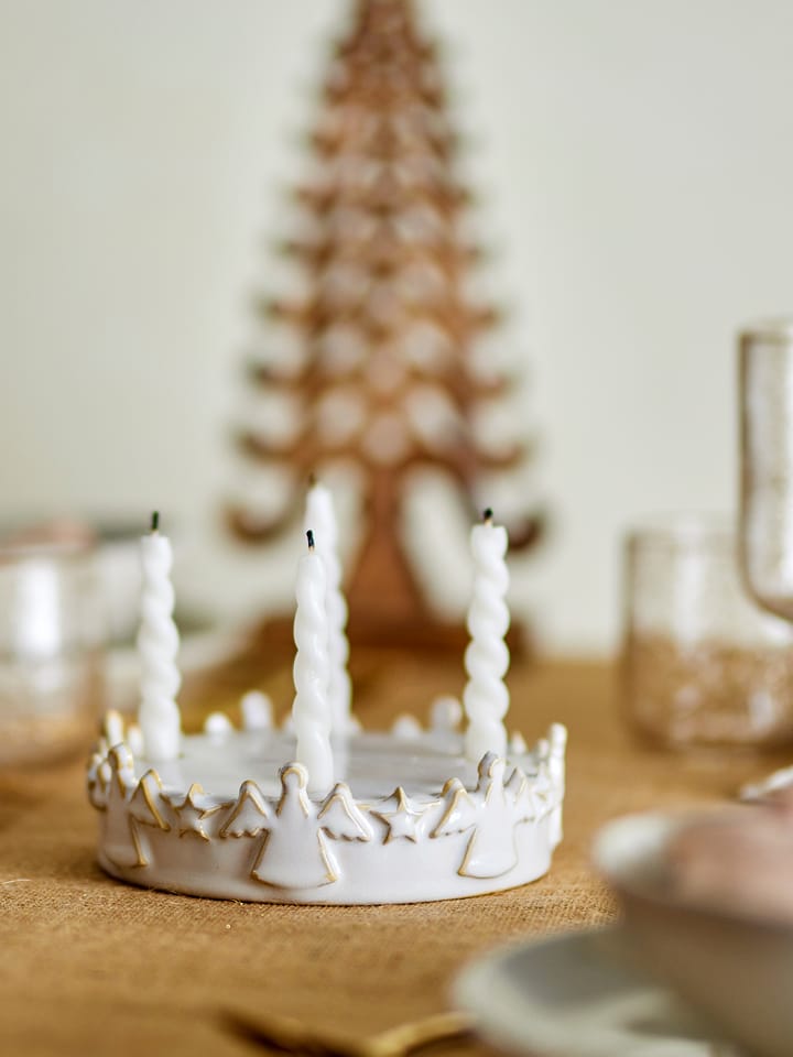 Bougeoir de l'Avent Starry, Blanc Bloomingville