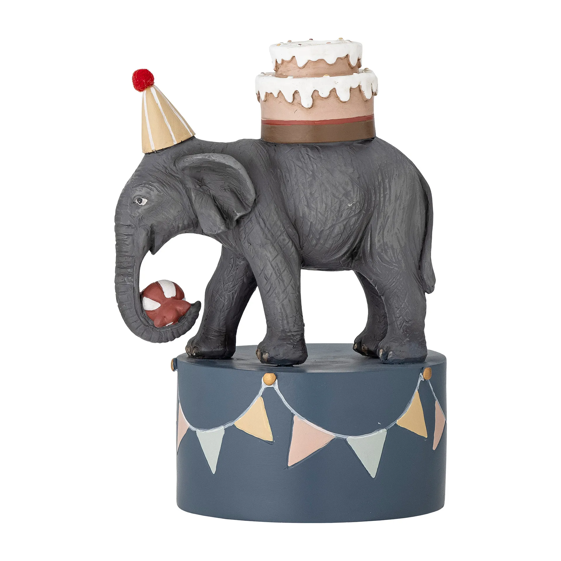 Bougeoir Flor 18 cm, Éléphant Bloomingville