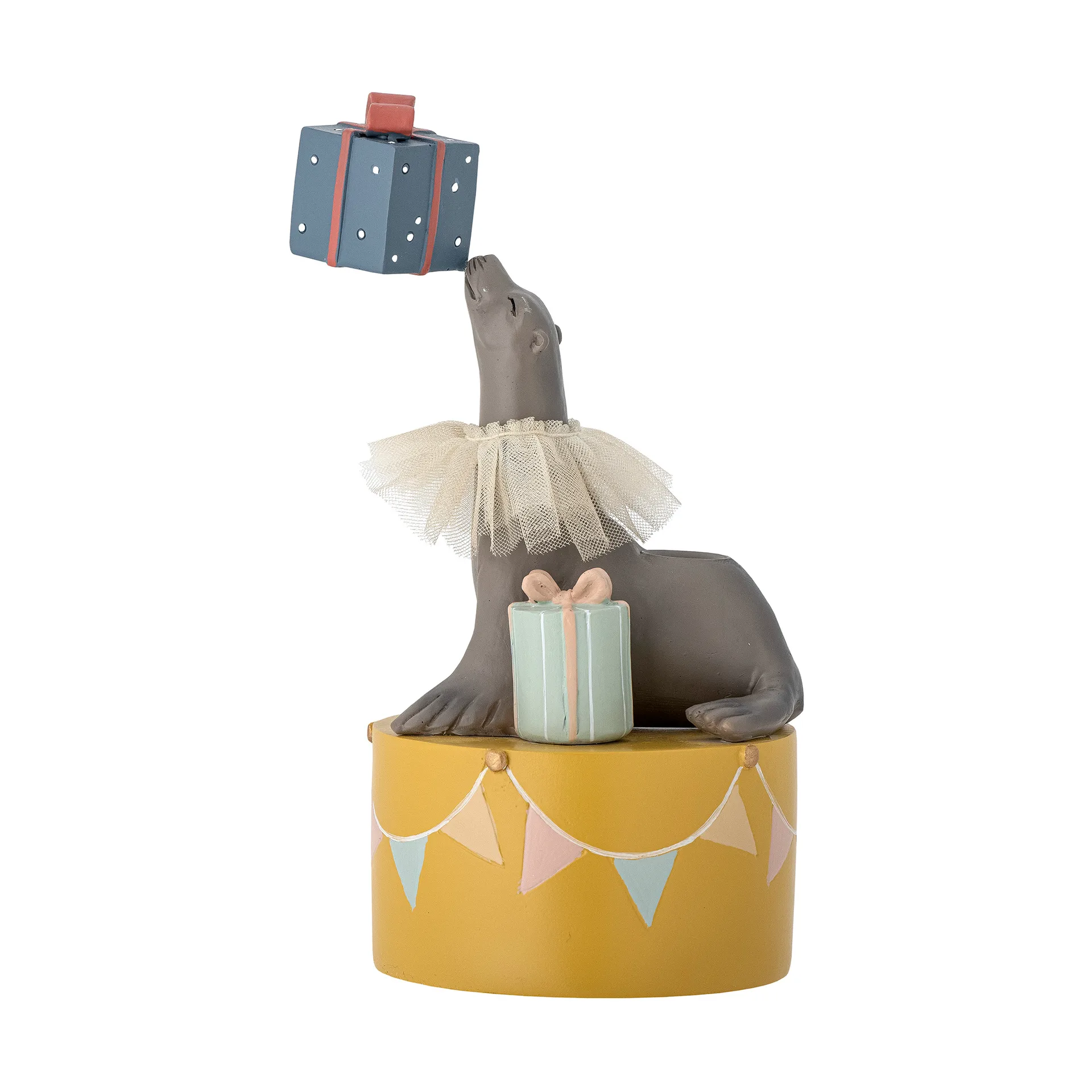 Bougeoir Flor lion de mer, 19 cm Bloomingville