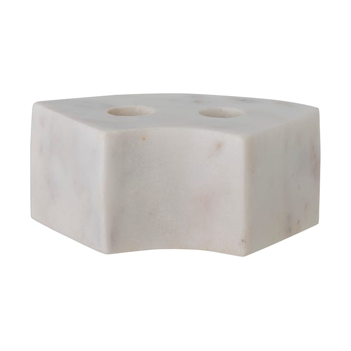 Bougeoir Florida 14,5x6x7,5 cm - White marble - Bloomingville