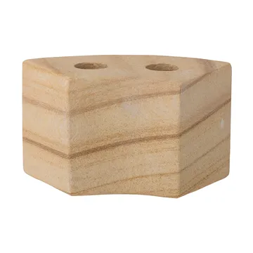 Bougeoir Florida 14,5x8x7,5 cm - Natural sandstone - Bloomingville