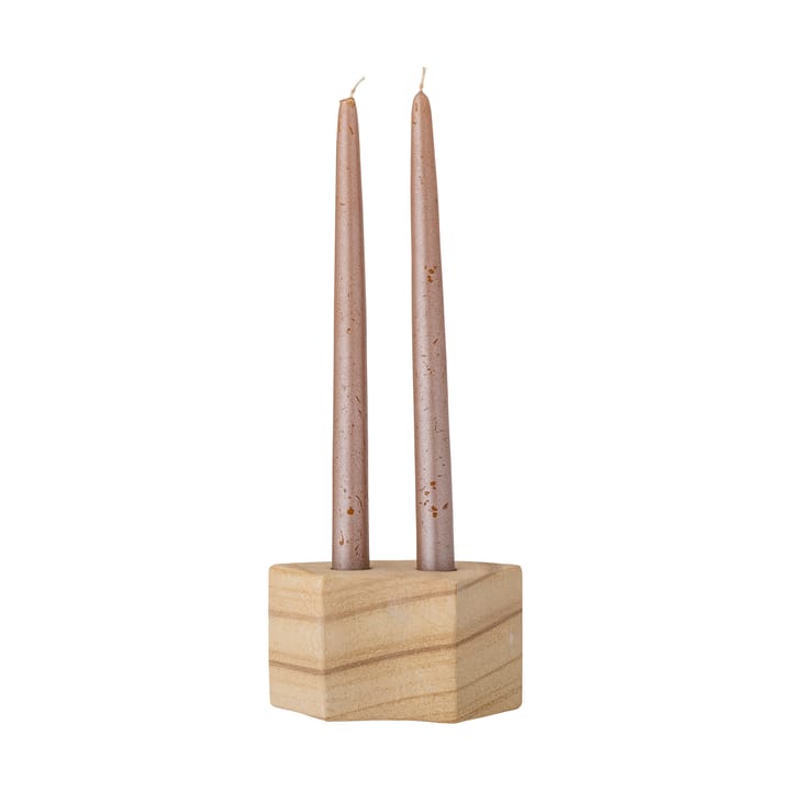 Bougeoir Florida 14,5x8x7,5 cm - Natural sandstone - Bloomingville