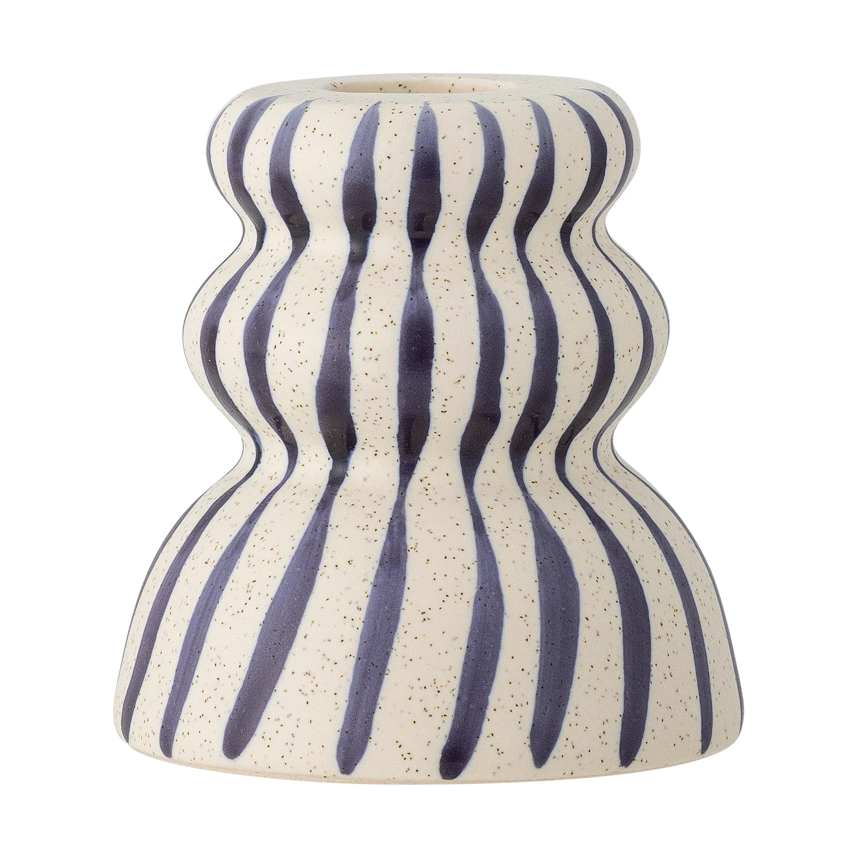 Bougeoir Gabin 8 cm, Bleu Bloomingville