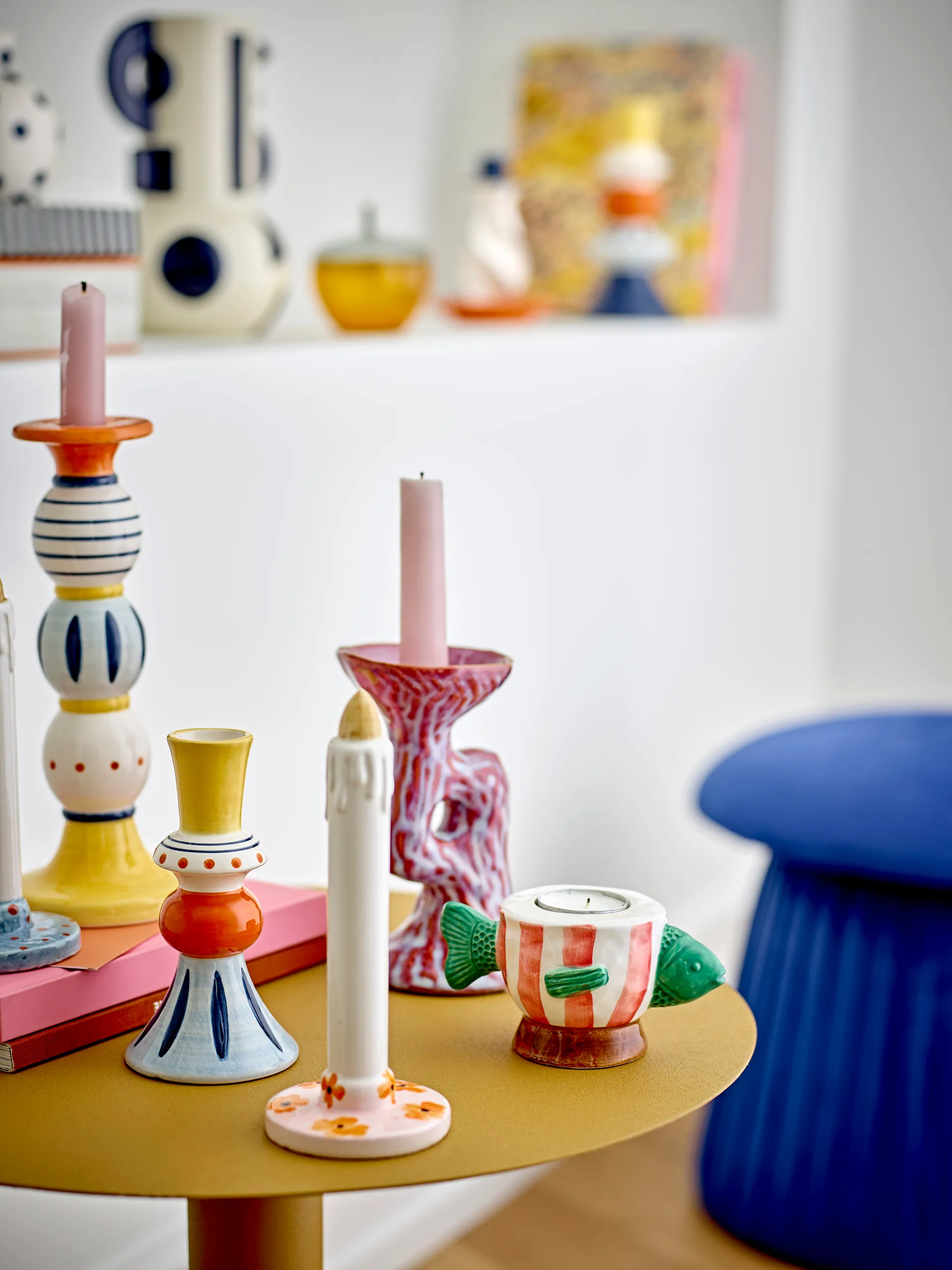 Bougeoir Ivalie, Rose Bloomingville