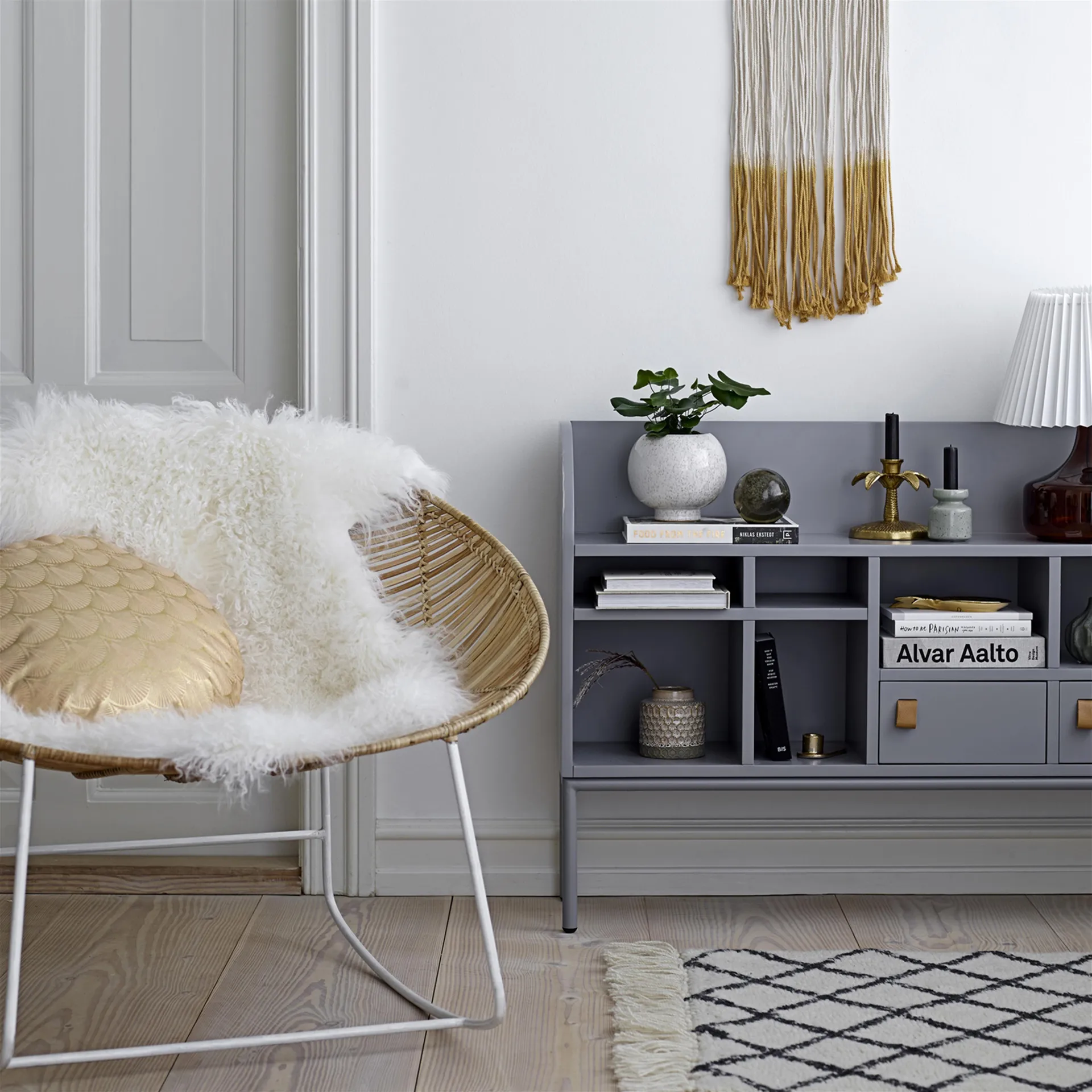 Bougeoir Palm, 12 cm Bloomingville