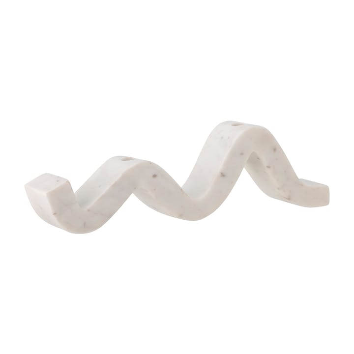 Bougeoir Peggy 37 cm, Marbre blanc Bloomingville