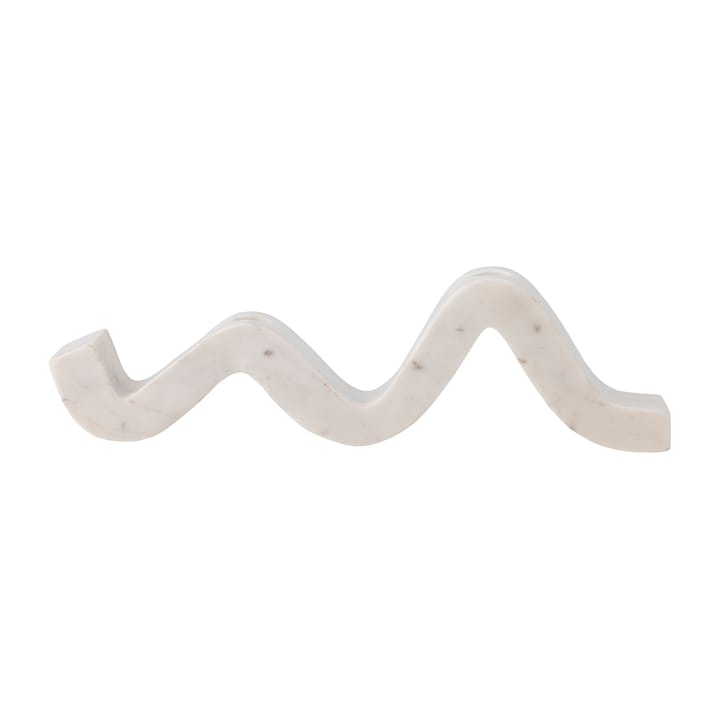 Bougeoir Peggy 37 cm, Marbre blanc Bloomingville
