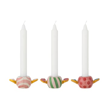 Bougeoirs Caramella, 3 pièces - Rose - Bloomingville