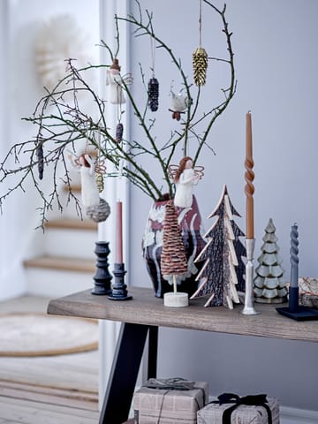 Bougie Twist Lot de 2 - Marron - Bloomingville