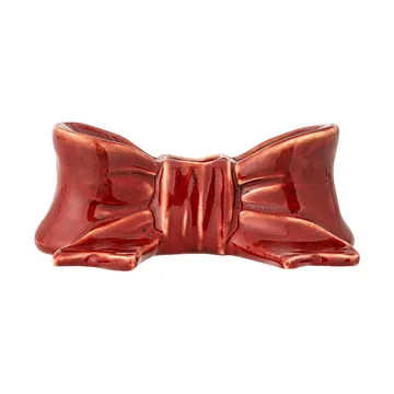 Bow bougeoir - Rouge, 11,5 cm - Bloomingville