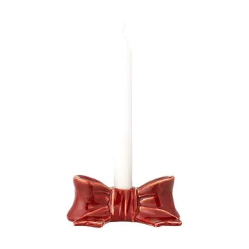 Bow bougeoir - Rouge, 11,5 cm - Bloomingville