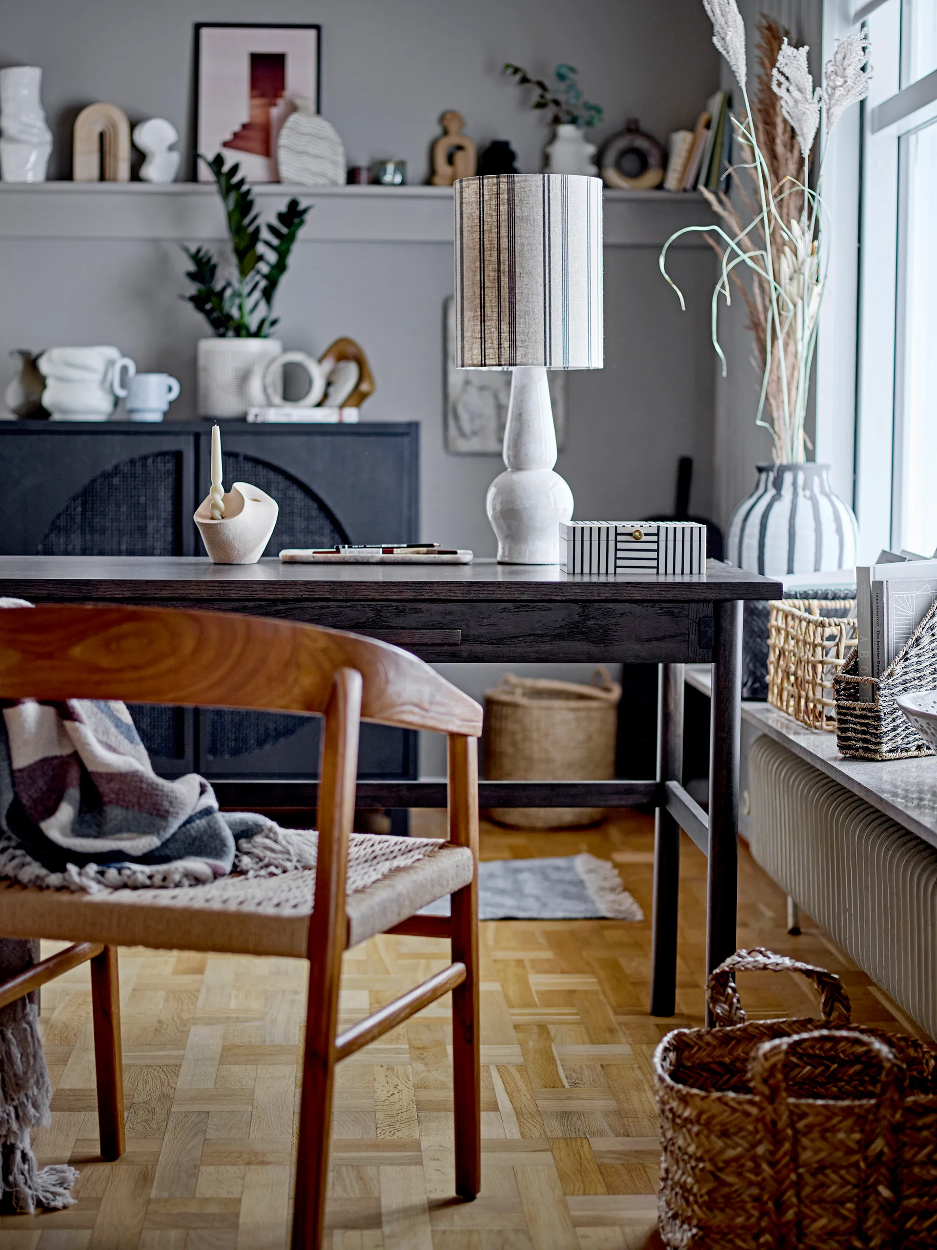 Buffet Trento 105x40x100 cm, Noir Bloomingville