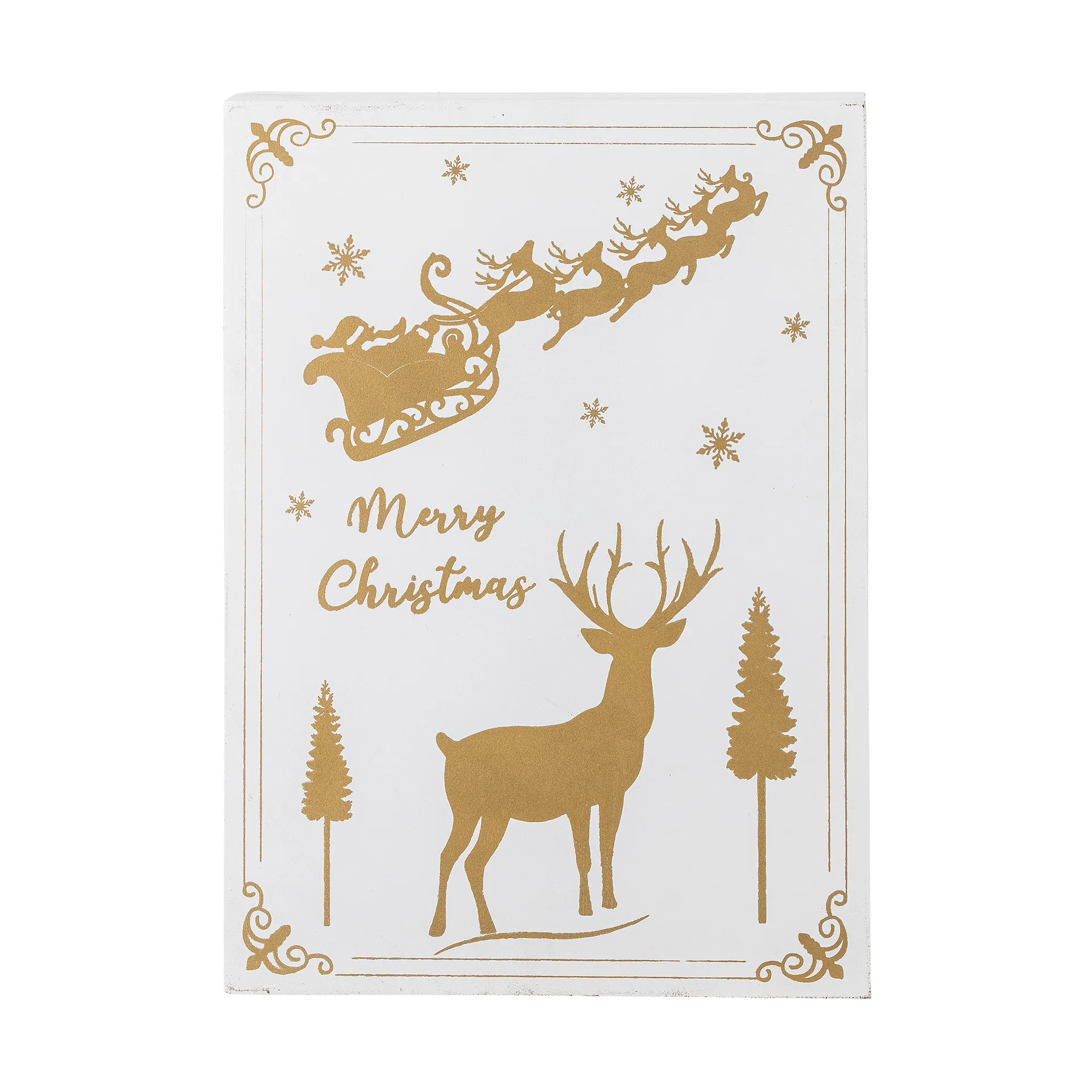 Calendrier de l'Avent Elimar avec éclairage, Blanc Bloomingville