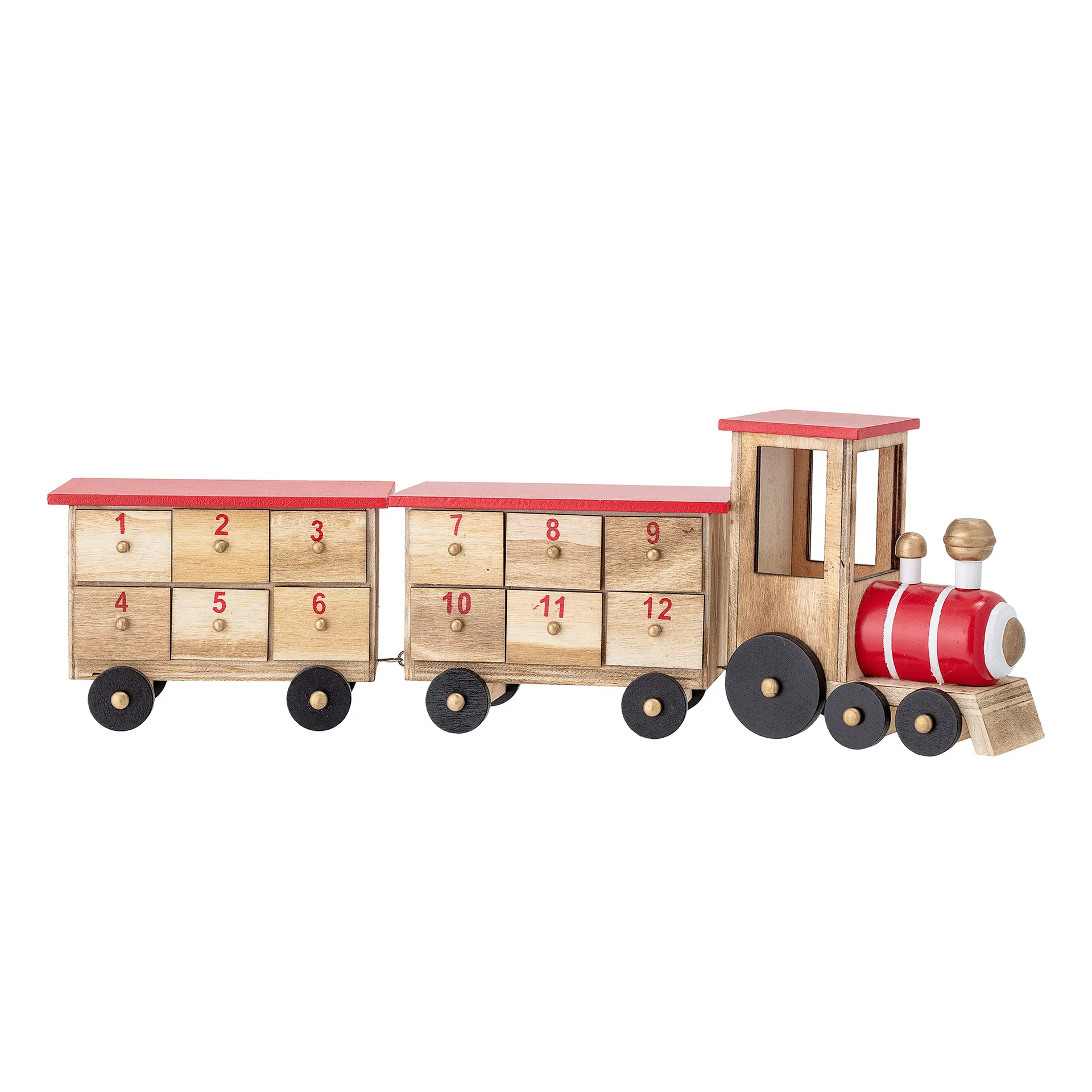 Calendrier de l'Avent Paulownia train, Multi Bloomingville