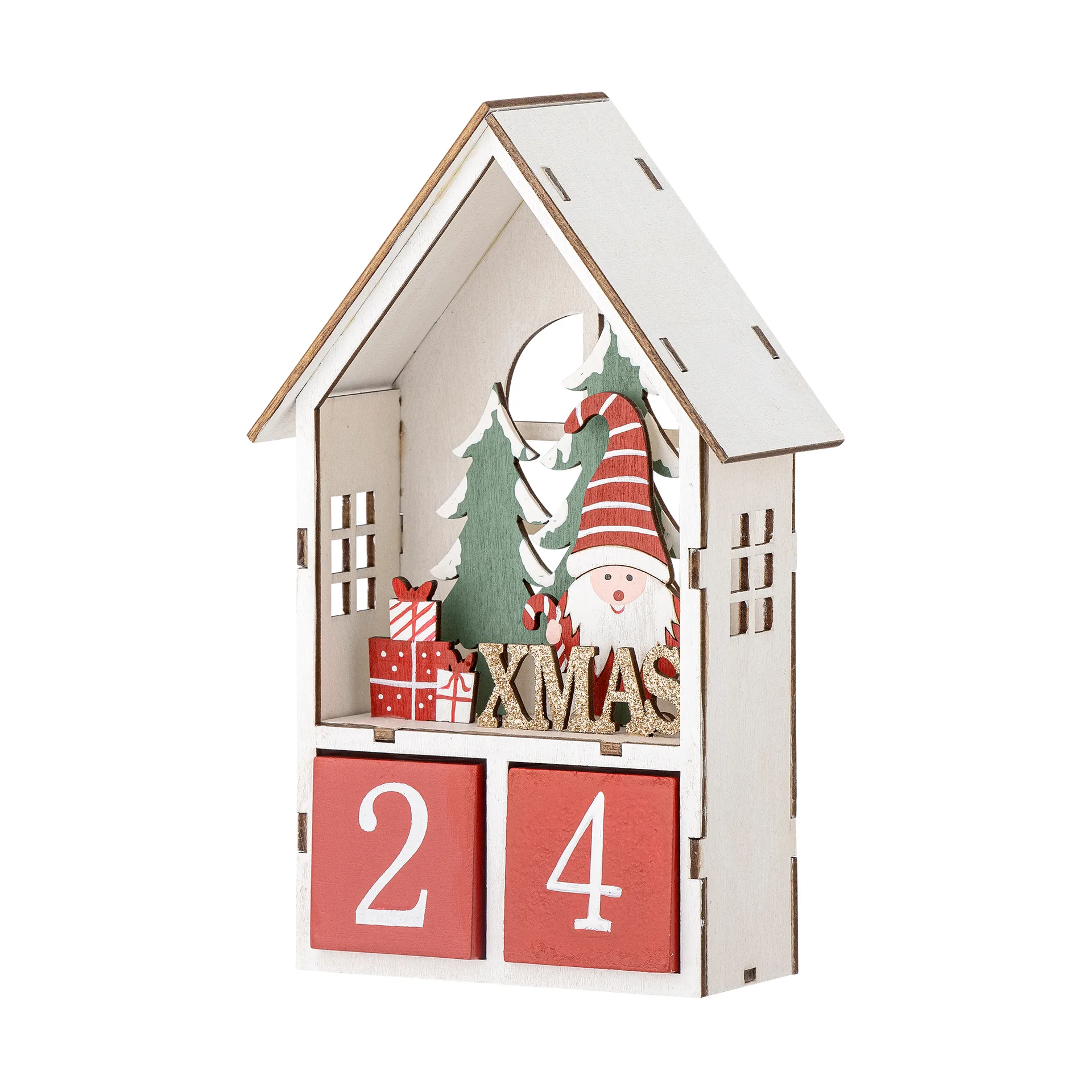 Calendrier Edmund avec date, Rouge Bloomingville