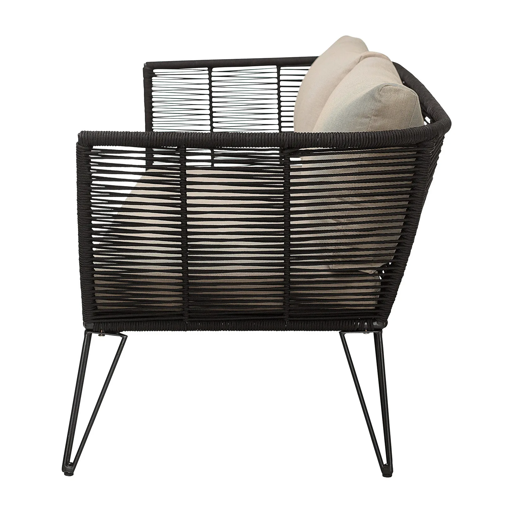 Canapé Mundo, Black-beige Bloomingville