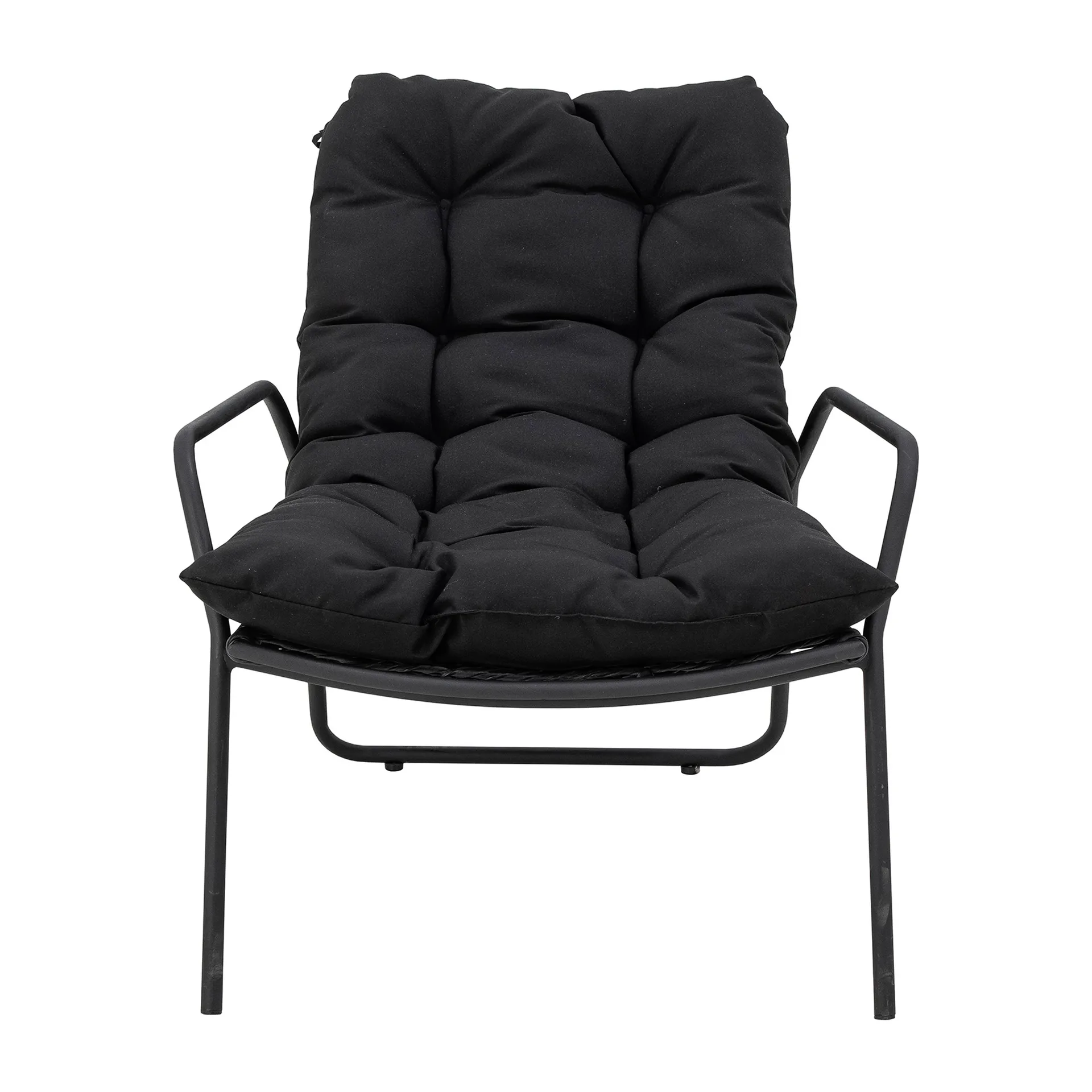 Chaise longue Boel, Noir Bloomingville