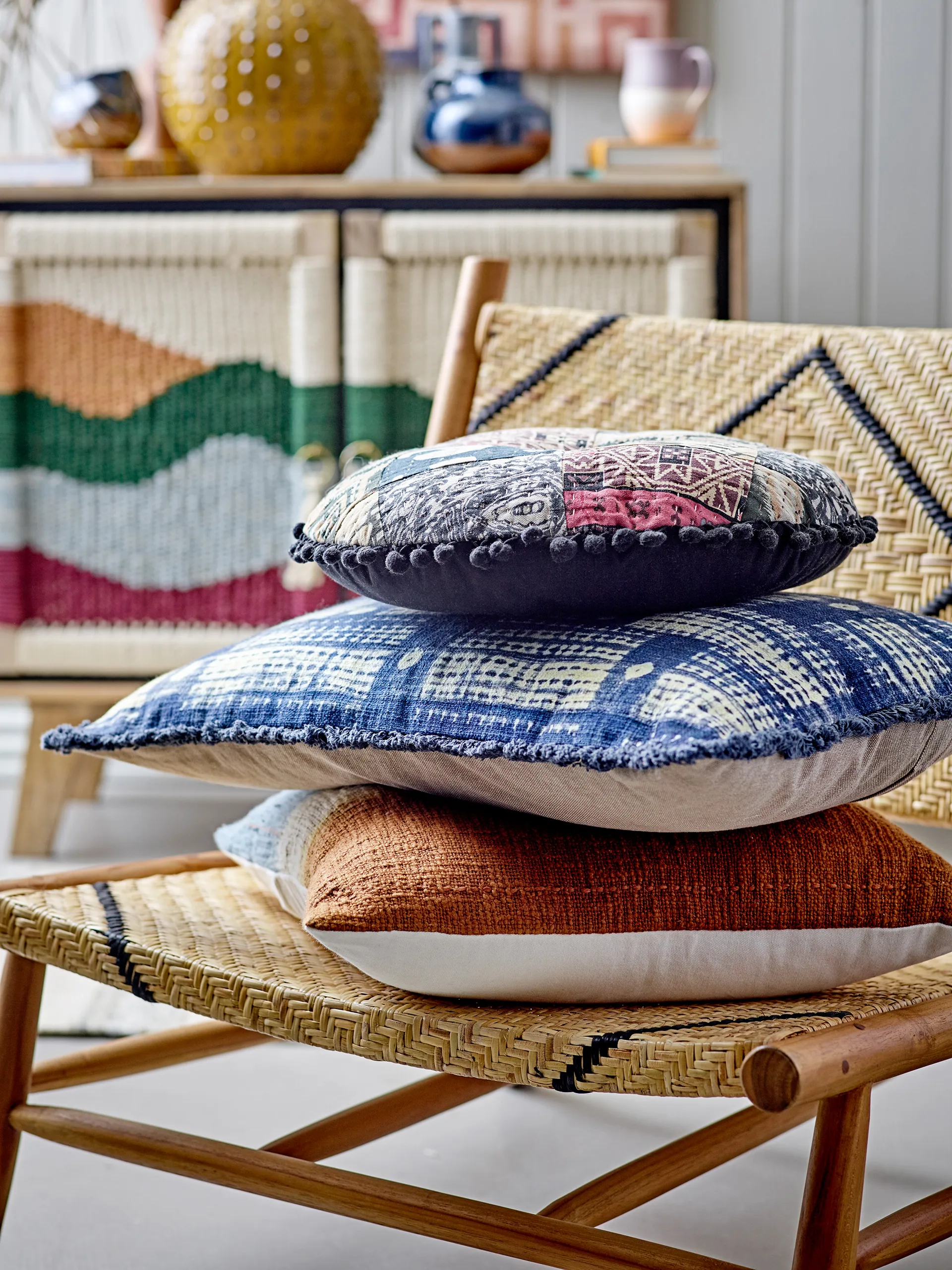 Chaise longue Lennox, Naturel-teck Bloomingville