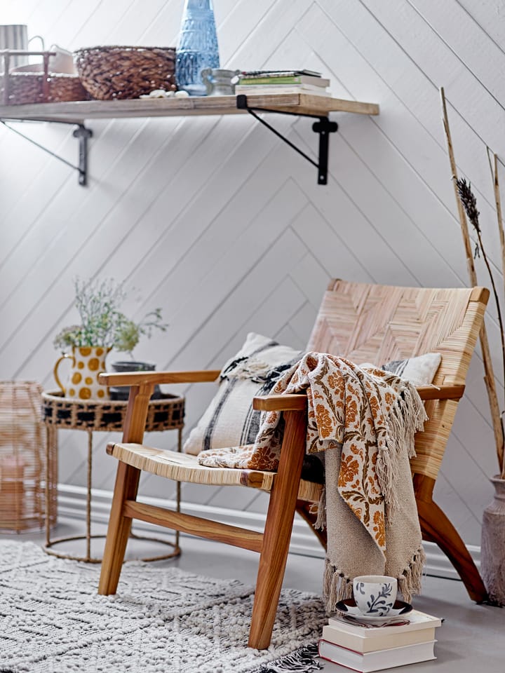 Chaise longue Mills en rotin, Marron Bloomingville