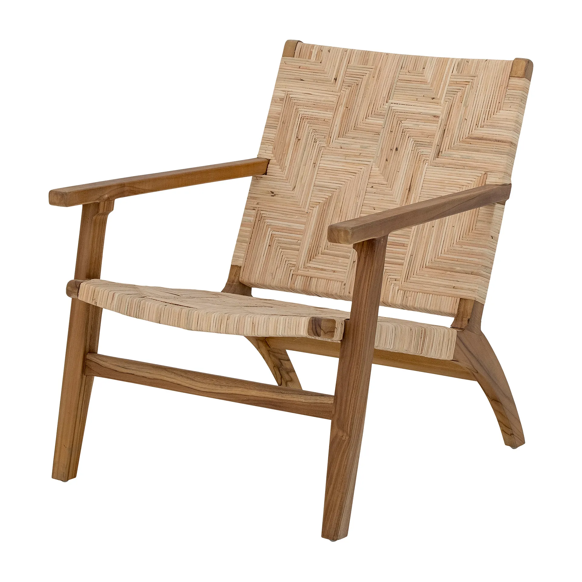 Chaise longue Mills en rotin, Marron Bloomingville