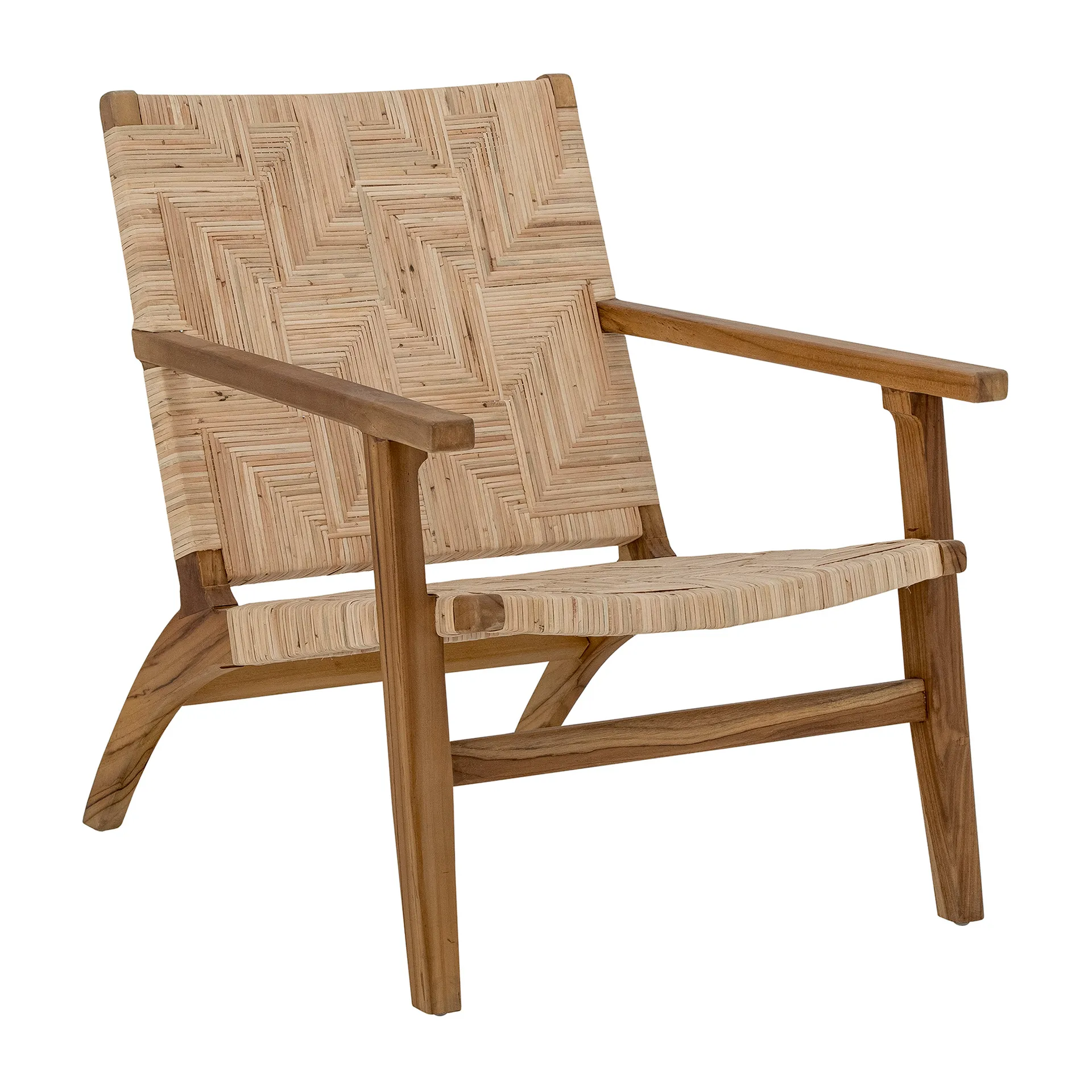 Chaise longue Mills en rotin, Marron Bloomingville