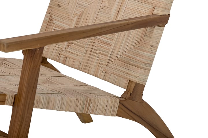 Chaise longue Mills en rotin, Marron Bloomingville