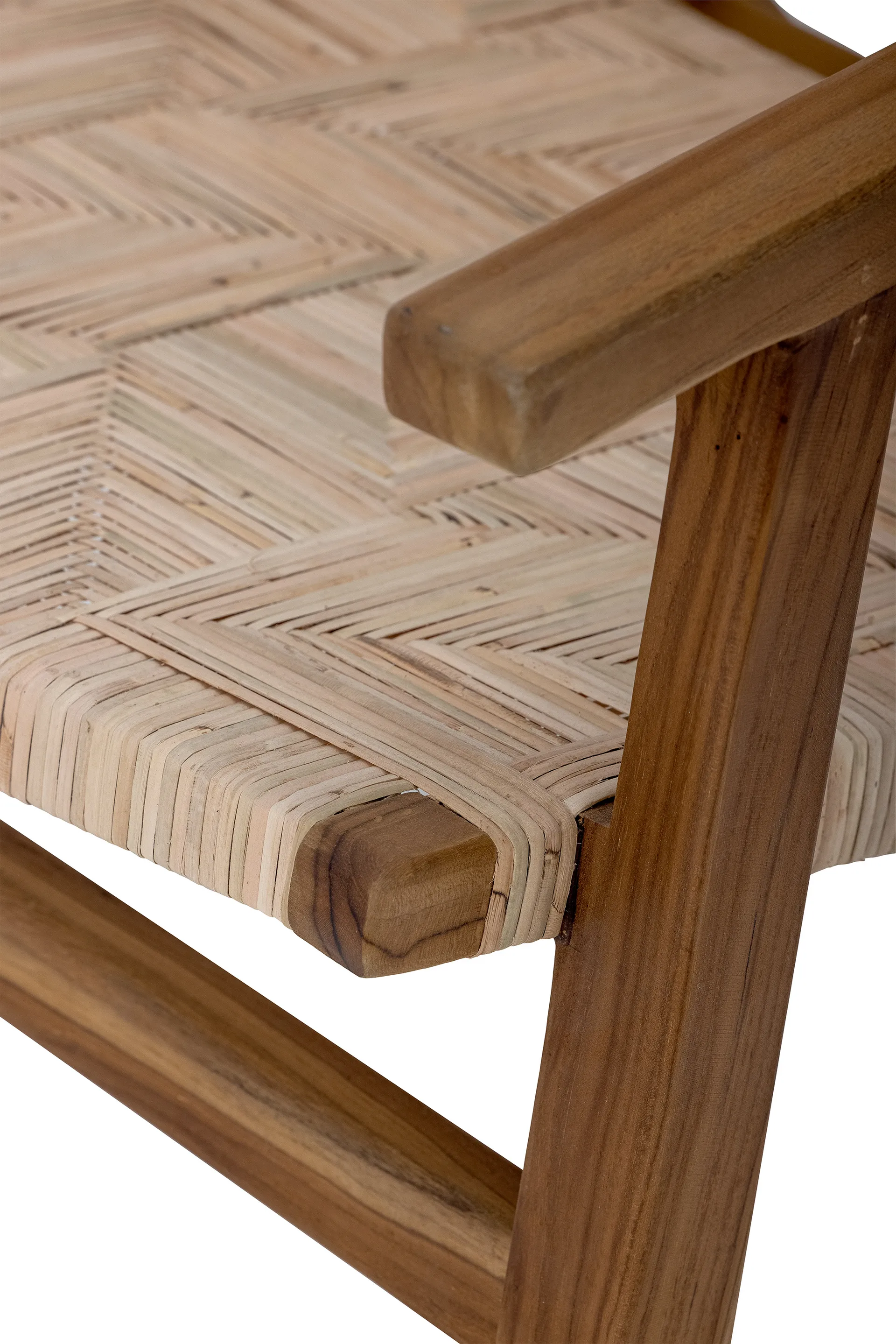 Chaise longue Mills en rotin, Marron Bloomingville