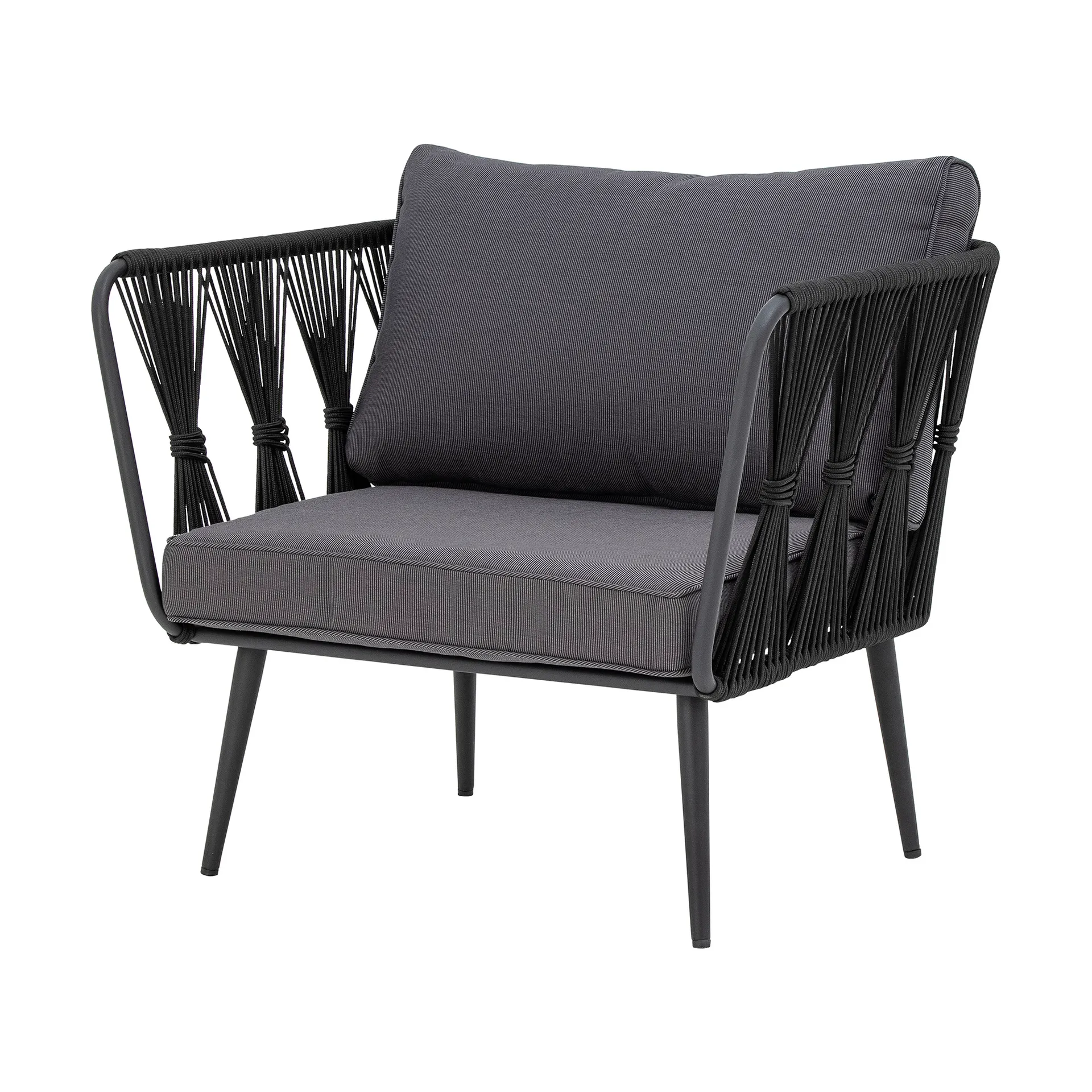 Chaise longue Pavone, Black Bloomingville