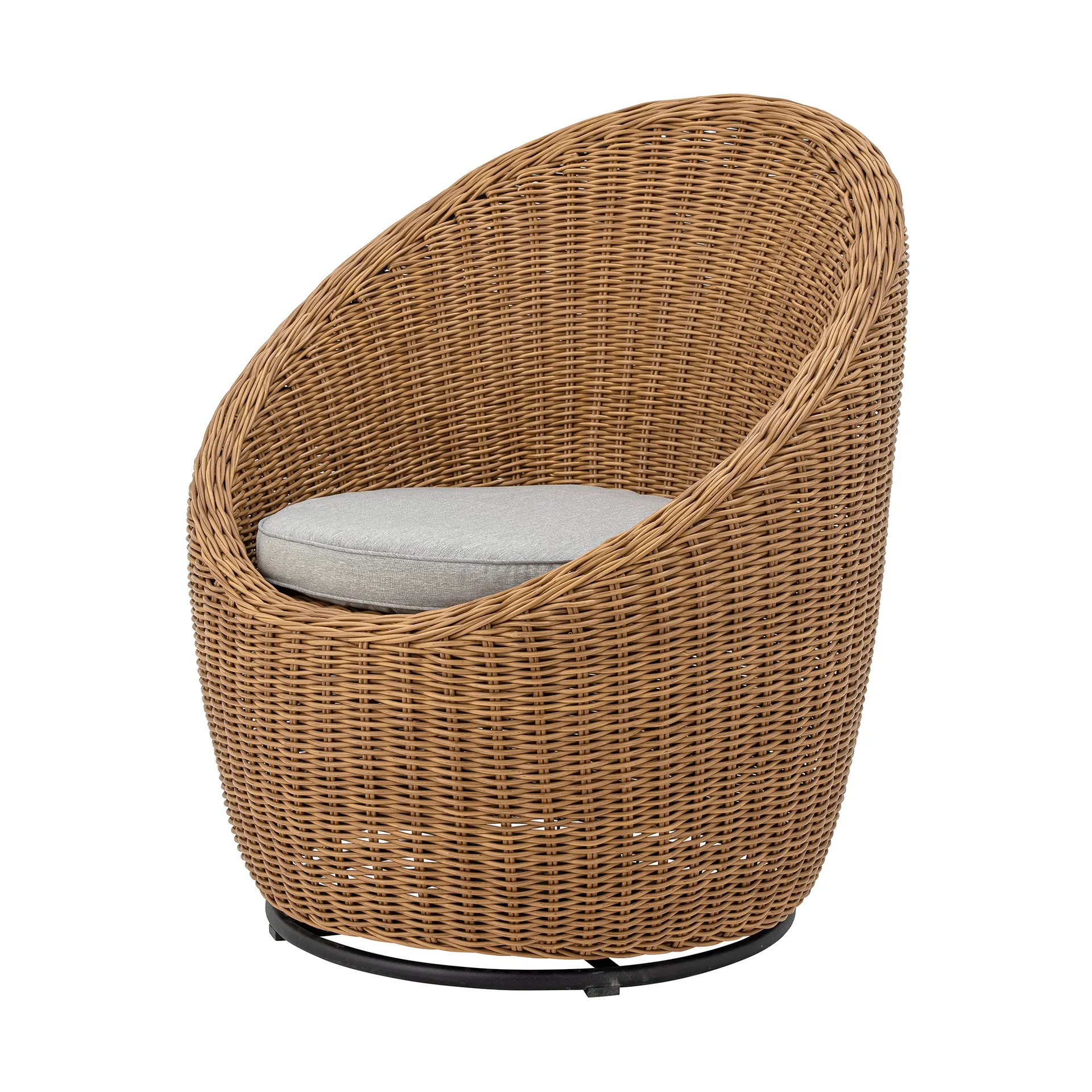 Chaise longue Roccas, Polyrattan Bloomingville