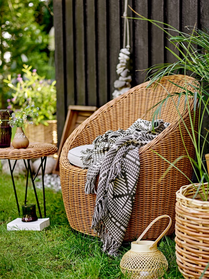 Chaise longue Roccas, Polyrattan Bloomingville