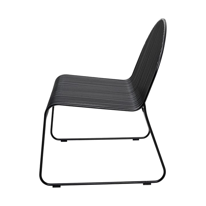 Chaise lounge Friend Lot de 2 Noir Bloomingville
