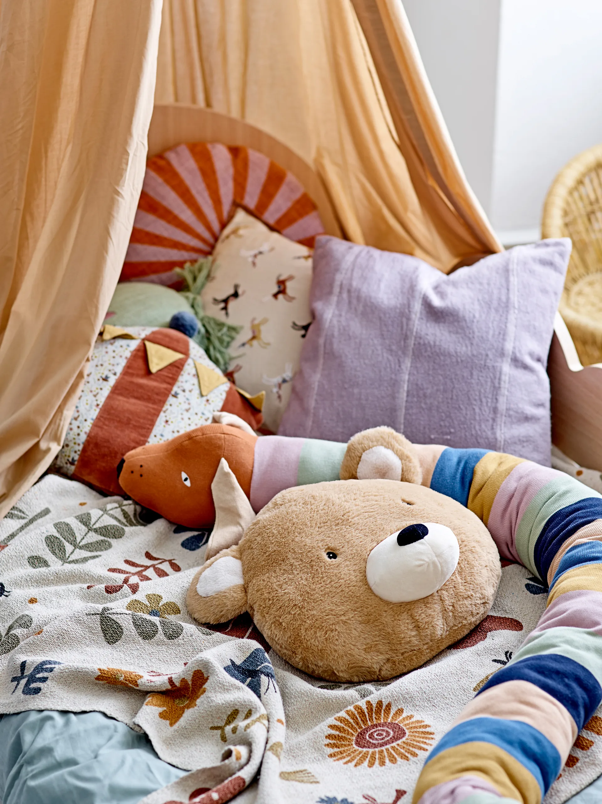 Ciel de lit Lukka, Marron Bloomingville