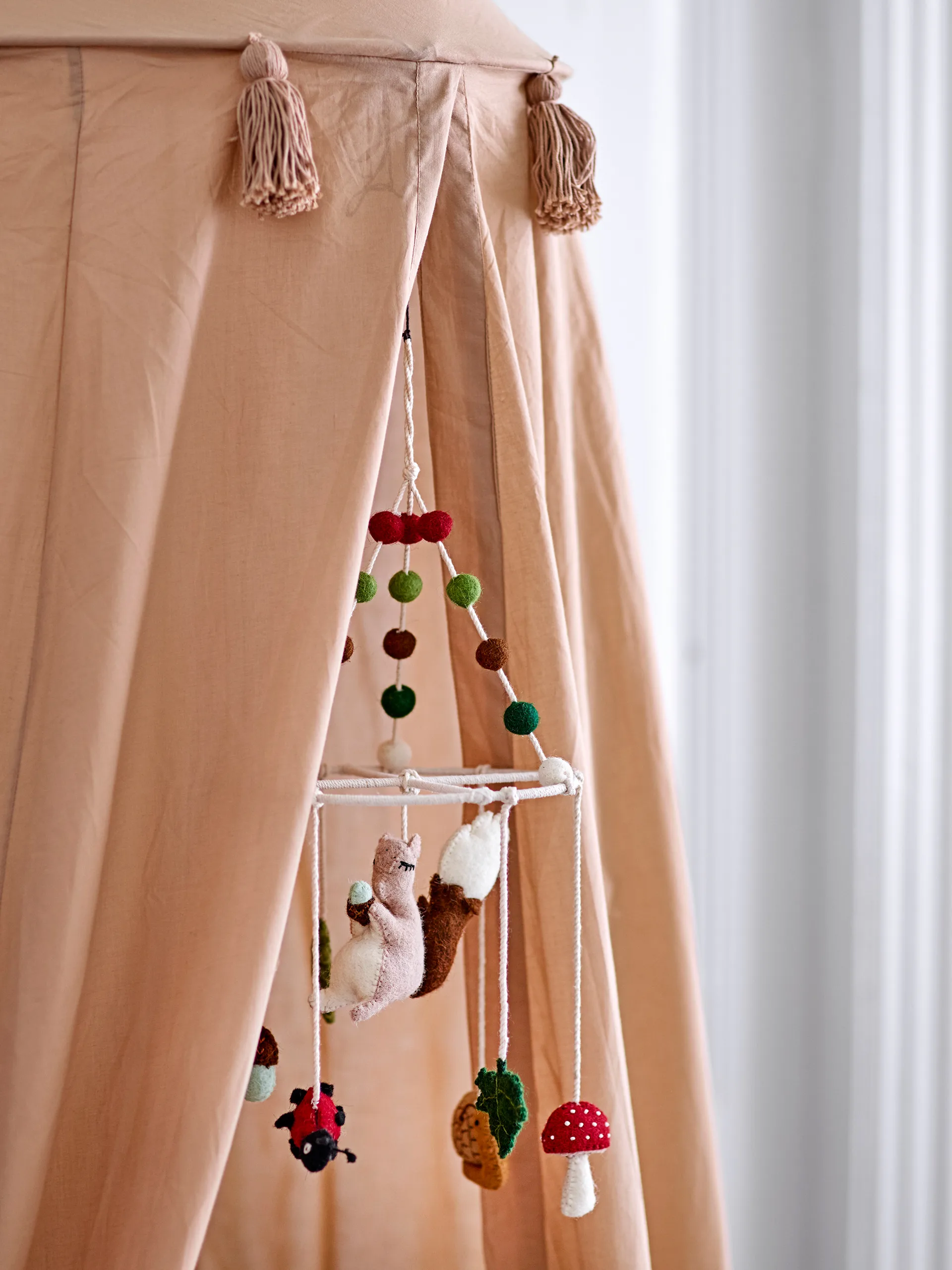 Ciel de lit Lukka, Marron Bloomingville