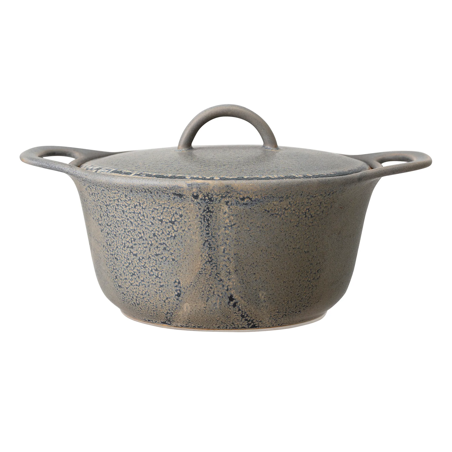 Cocotte de service Kendra grès, Gris Bloomingville