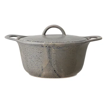 Cocotte de service Kendra grès - Gris - Bloomingville