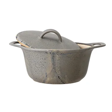 Cocotte de service Kendra grès - Gris - Bloomingville