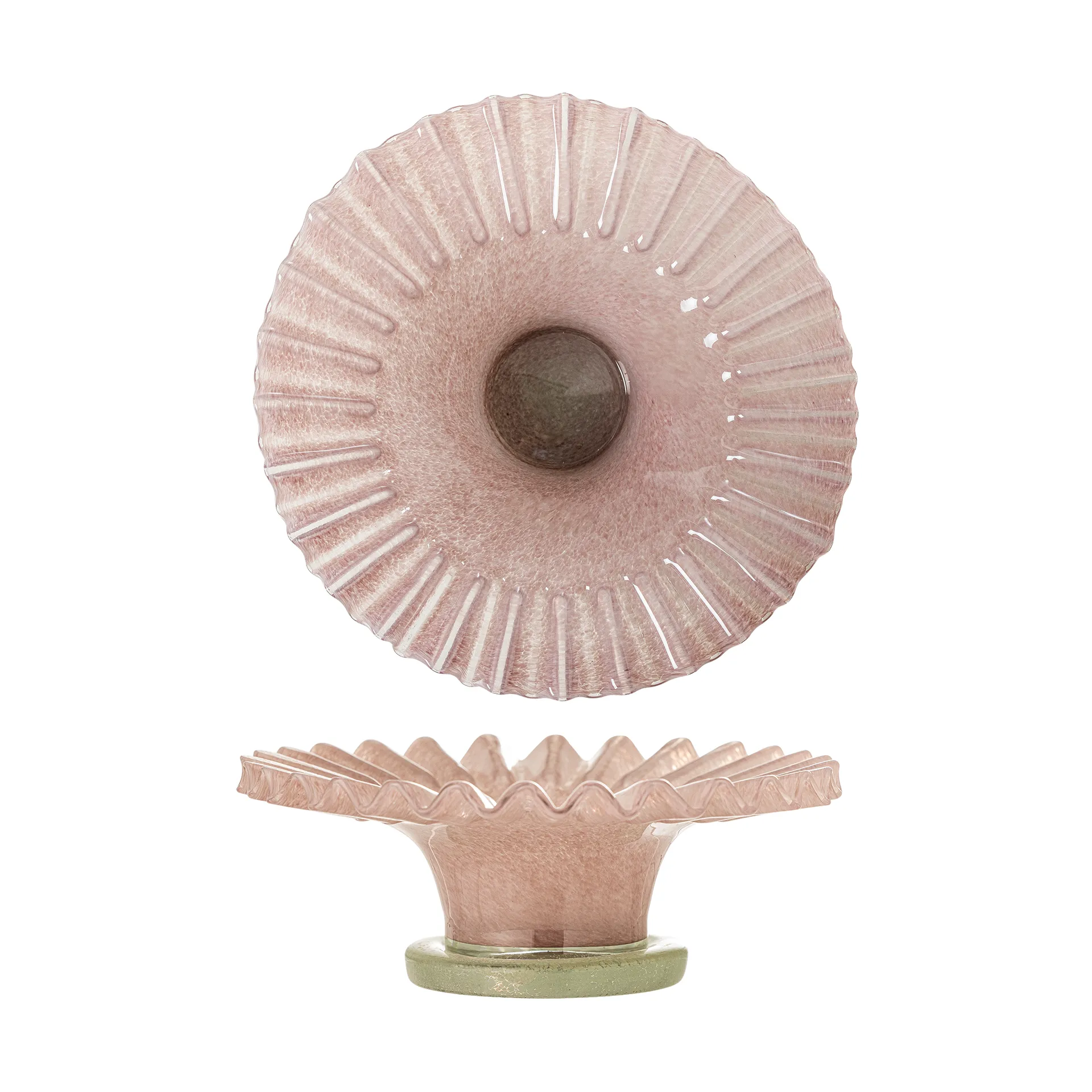 Coupe décorative Garnet Ø29 cm, Rose Bloomingville