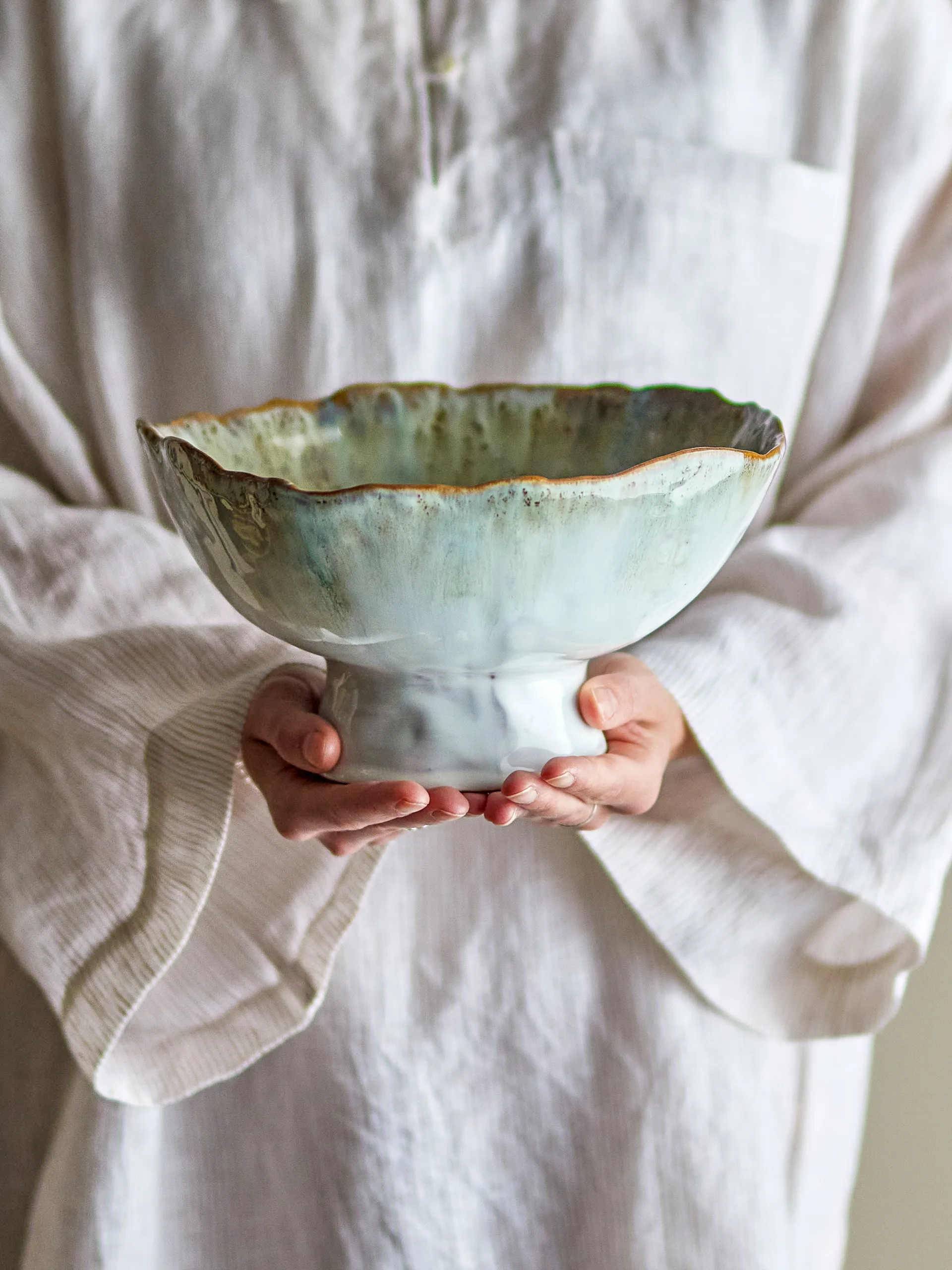 Coupe Joby Ø24 cm, Bleu Bloomingville