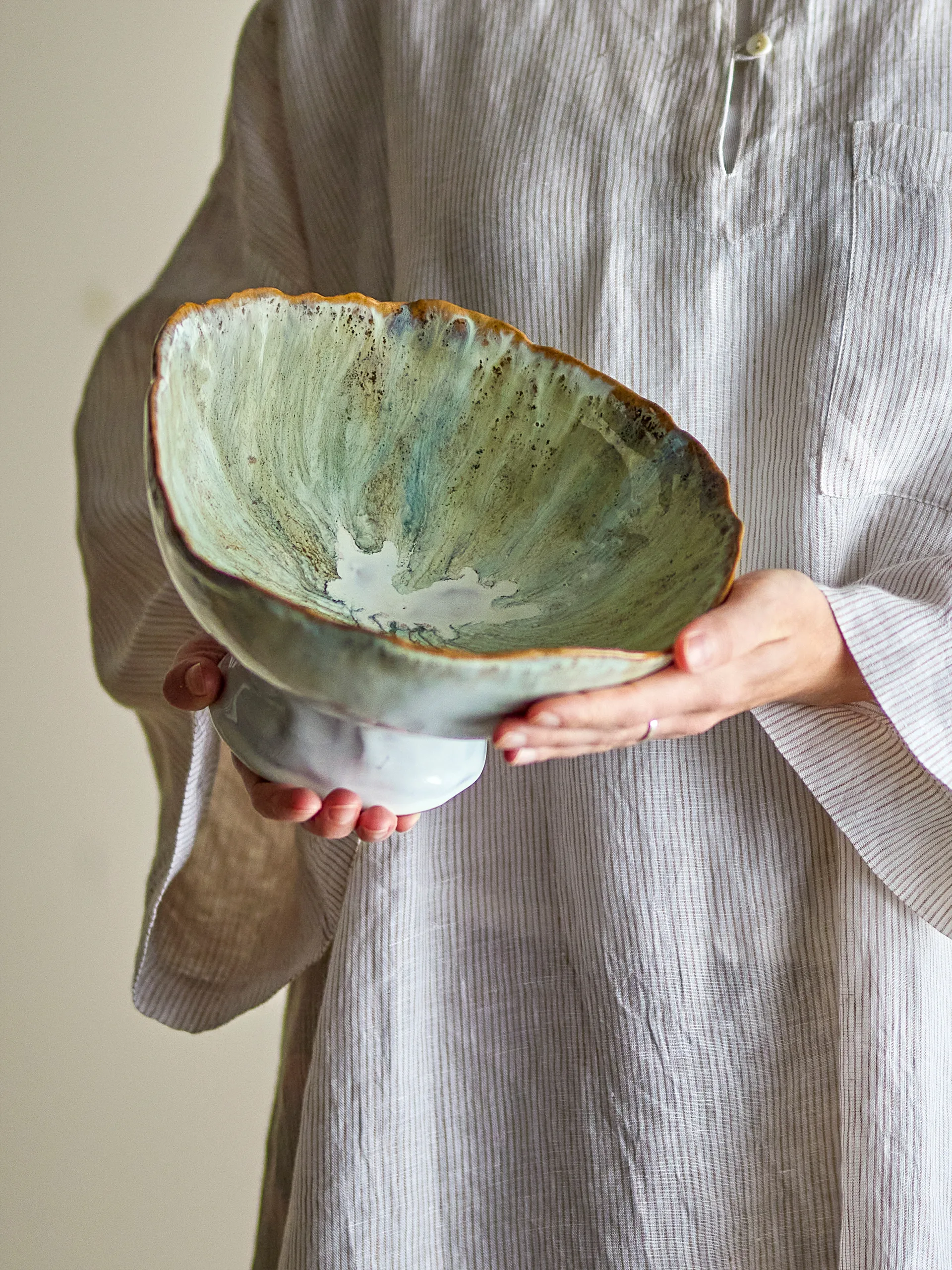 Coupe Joby Ø24 cm, Bleu Bloomingville