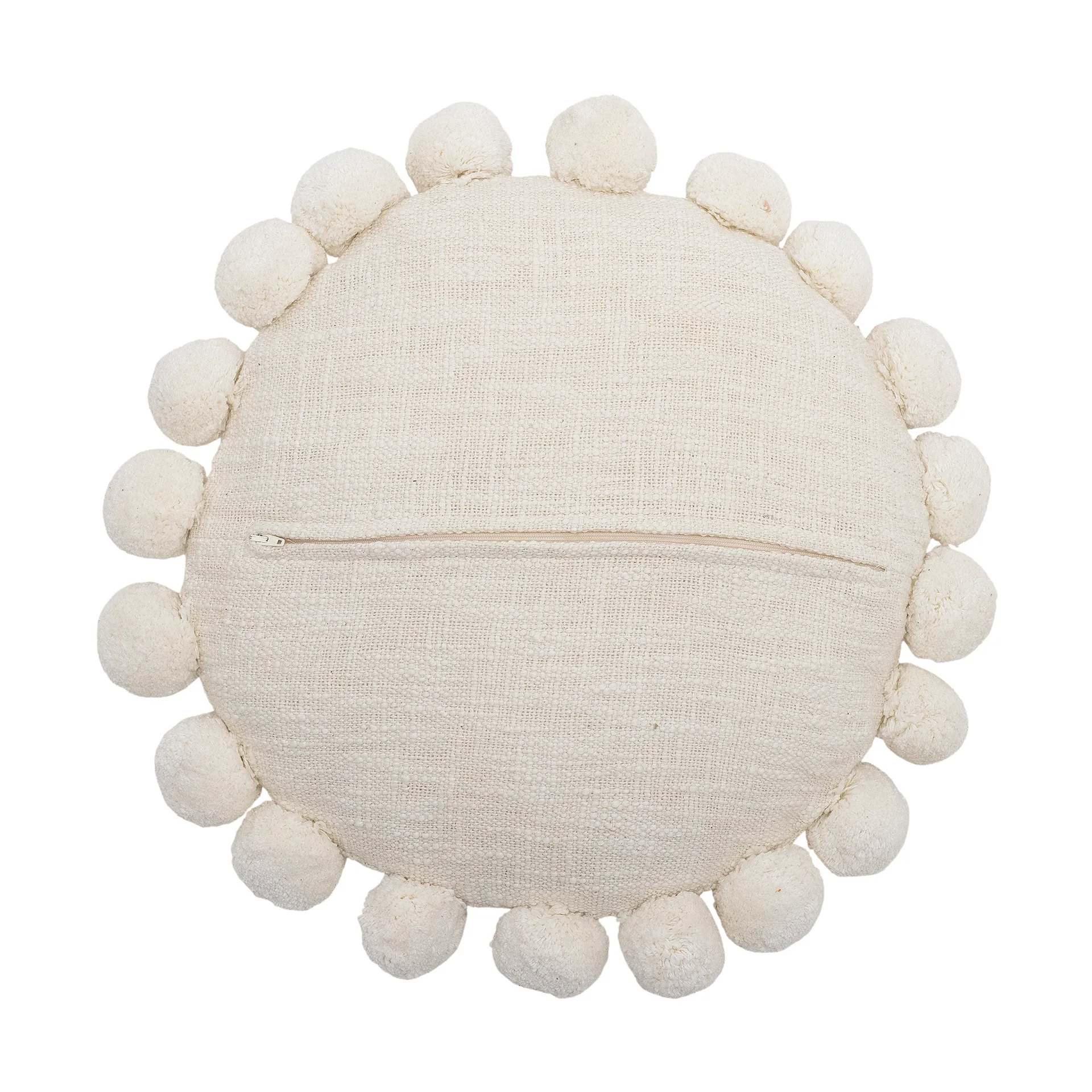 Coussin Agnes Ø40 cm, Nature Bloomingville