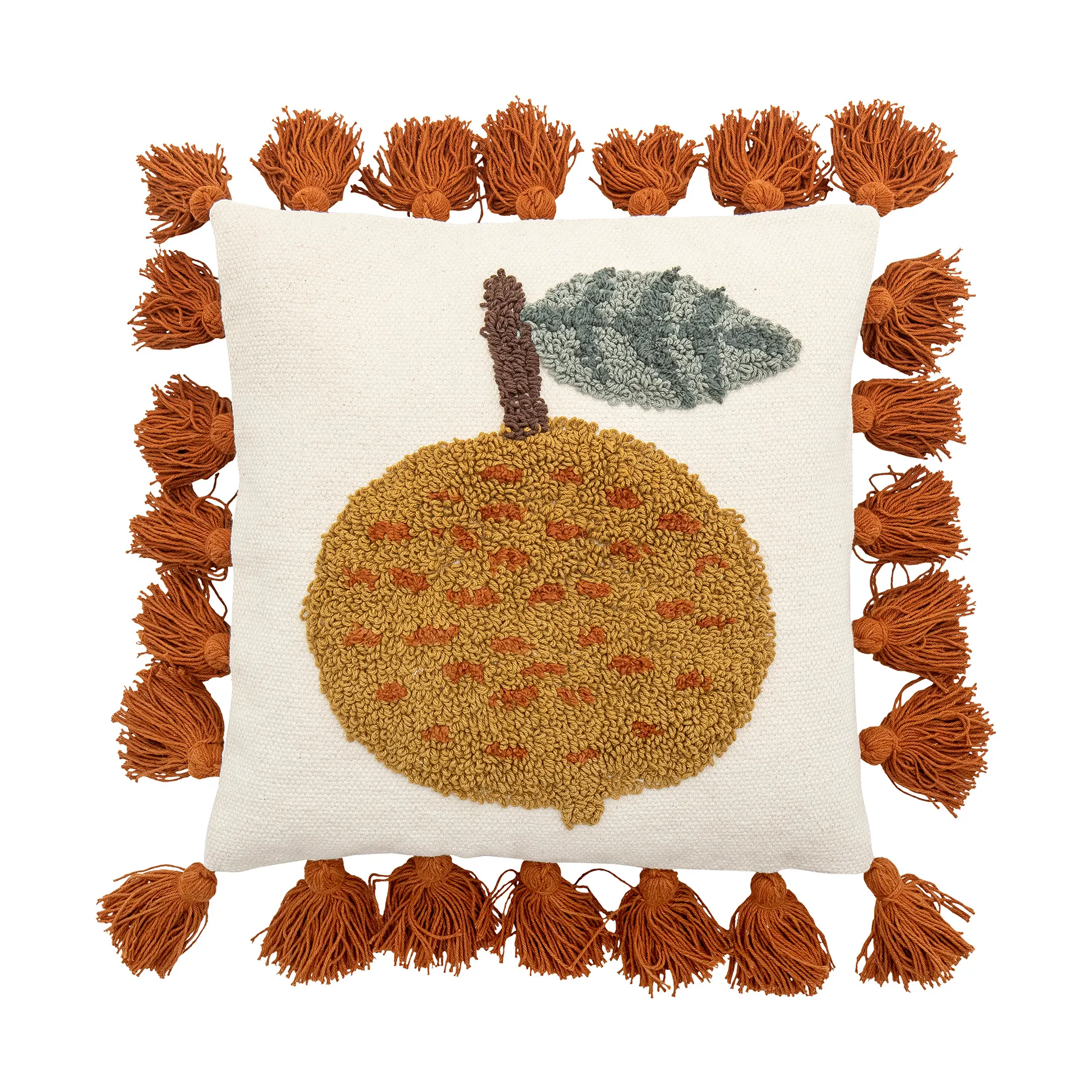 Coussin Agnes 40x40 cm, Orange Bloomingville