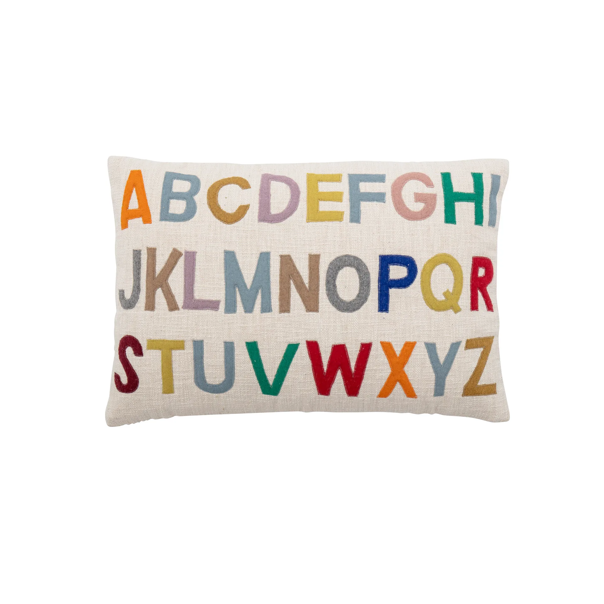 Coussin alphabet Lexi 40x60 cm, White-multi Bloomingville