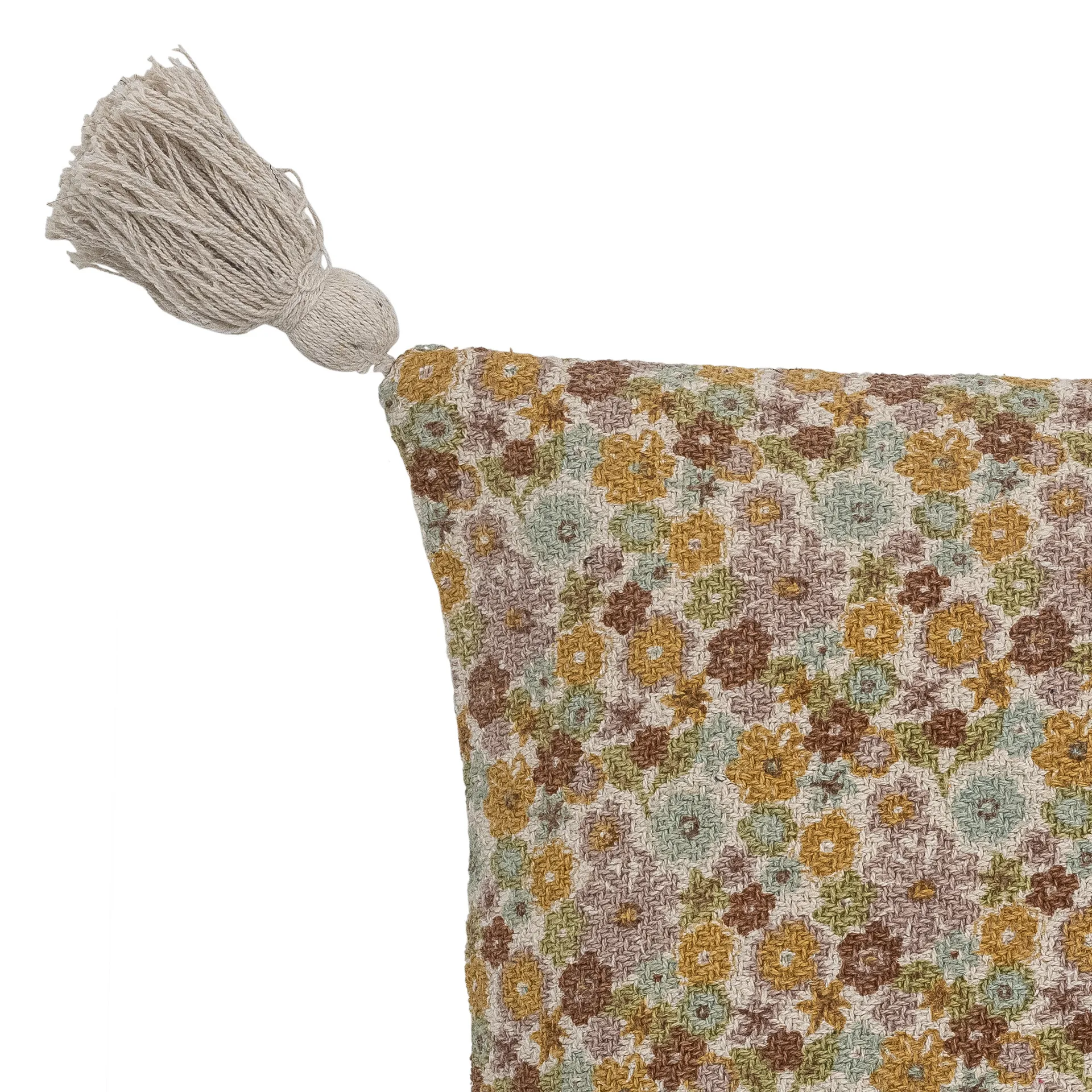 Coussin Amilly 45x45 cm, Marron Bloomingville