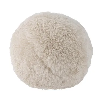 Coussin Betsy en laine de mouton Ø30 cm - Blanc - Bloomingville