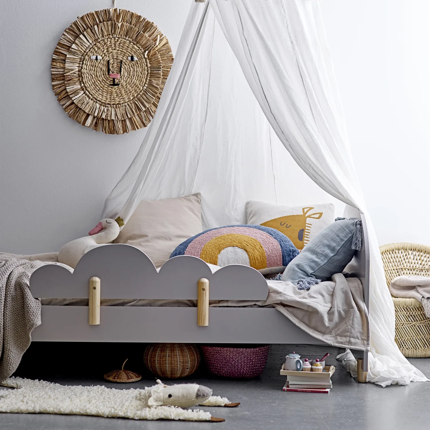 Coussin Bloomingville arc-en-ciel, Multi Bloomingville