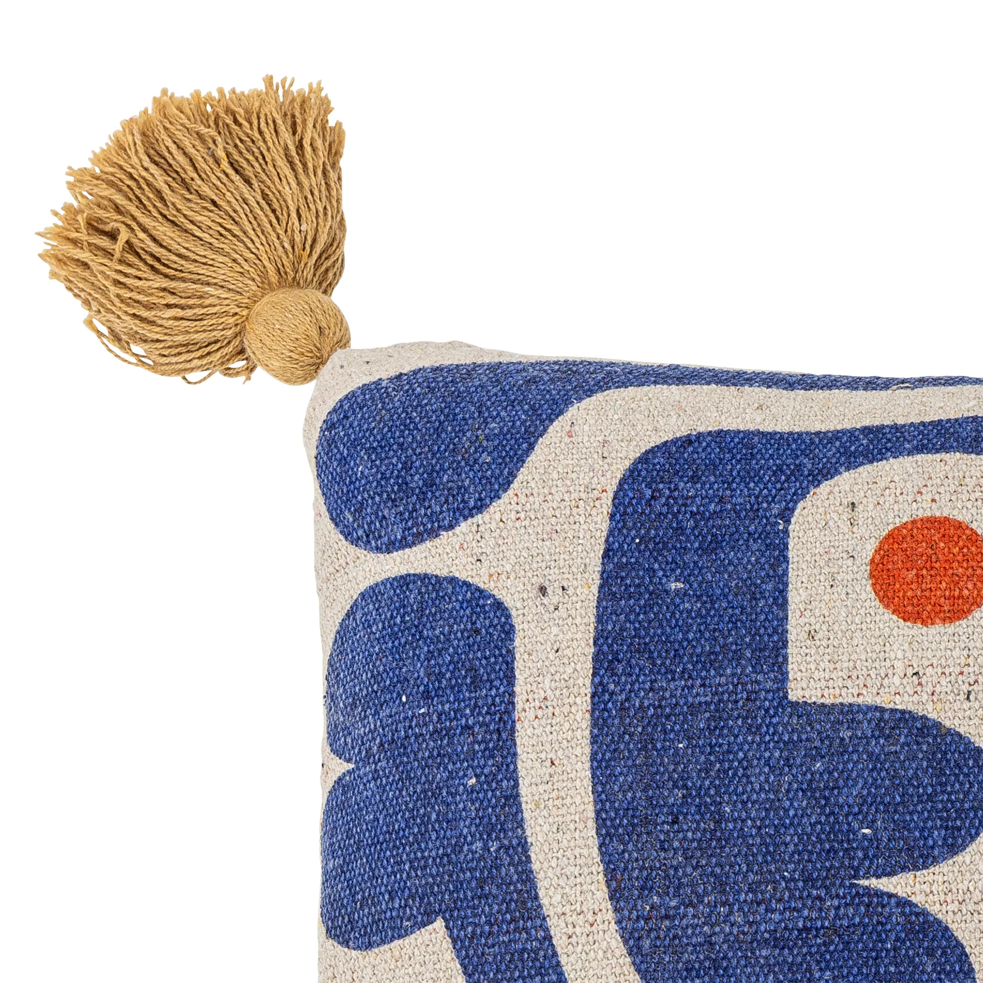 Coussin Eviaya 45x45 cm, Bleu Bloomingville